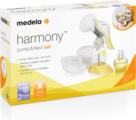Medela Χειροκίνητο Μονό Θήλαστρο Κίτρινο