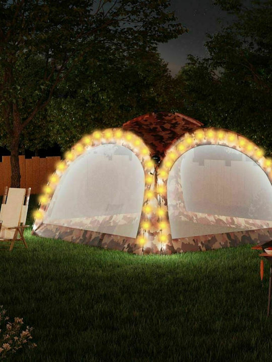 vidaXL Κιόσκι Κήπου με Led Παραλλαγή 3.6x3.6m