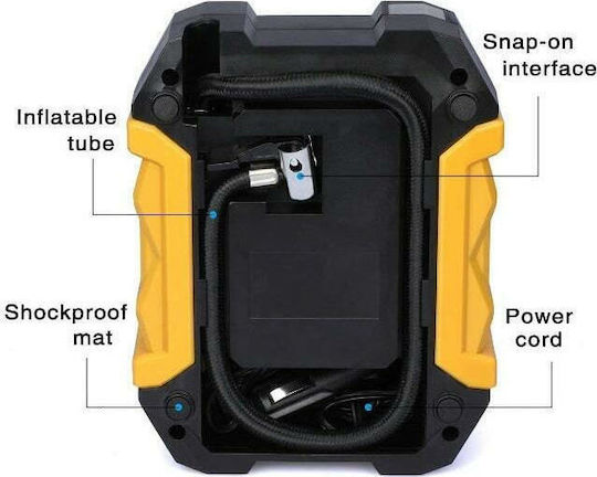 Carsun Tire Pumpe mit Kabel 12V