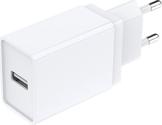 Xipin Charger Without Cable with USB-A Port Whites (EU-05)