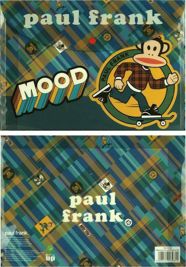 Paul Frank BMU File Folder with Button for A4 Sheets Multicolour Campus