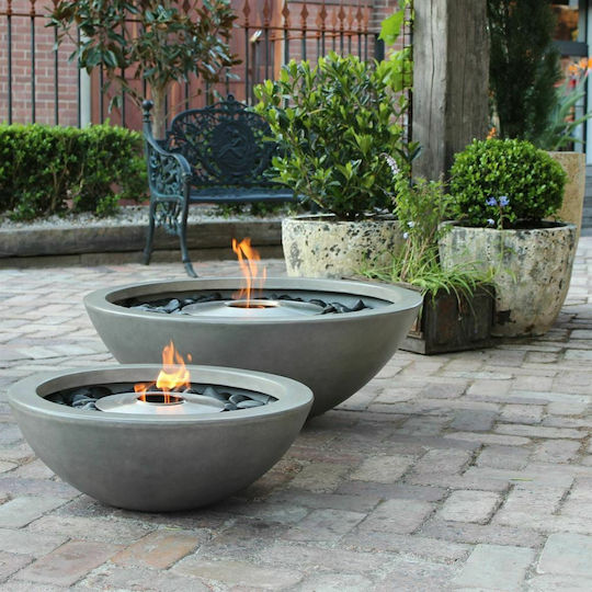 Ecosmart Fire Mix 850 Boden Bioethanol Kamine Innen- / Außenbereich Natural 85x85x31.9cm