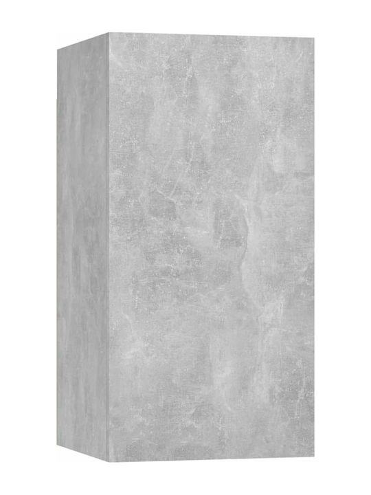 Wall Living Room Cabinet made of Particle Board Grey Concrete 30.5x30x60cm