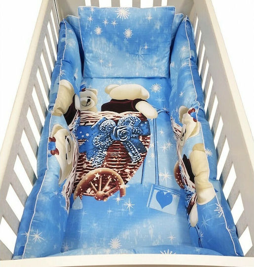 Beboulino Baby Crib Bedding Set Dreams 2pcs Blue