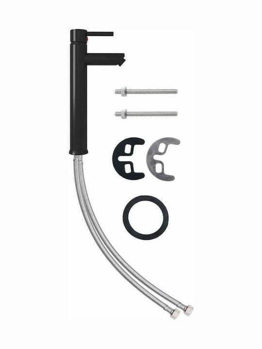 vidaXL Mixing Tall Sink Faucet Black