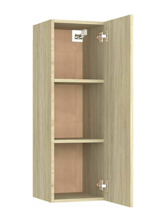 Hanging Living Room Cabinet Made of Particle Board Sonoma Oak 30.5x30x90cm