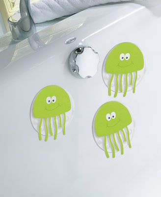 Kleine Wolke Baby Bath Non-slips Jelly Green 4pcs