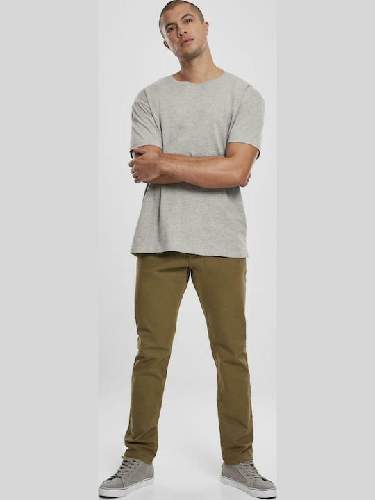Pantaloni Chino Elastic cu Croială Normală Summer Olive