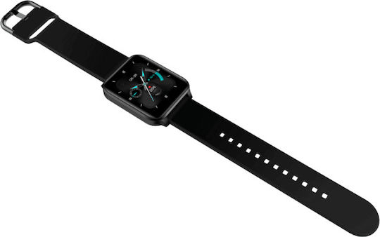 Lenovo S2 Pro Aluminium Smartwatch με Παλμογράφο (Μαύρο)