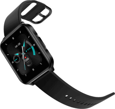 Lenovo S2 Pro Aluminium Smartwatch με Παλμογράφο (Μαύρο)
