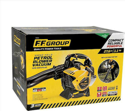 F.F. Group GHB 328V Plus Gasoline Handheld Blower 27.6cc