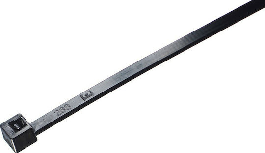 Elematic Cable Ties Plastic 200mm x 4.8mm in Black Colour (100 pcs) (5315CE)