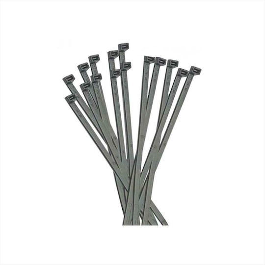 Elematic Δεματικά Καλωδίων Πλαστικά 430mmx4.5mm σε Μαύρο χρώμα (100τμχ) (5320E)