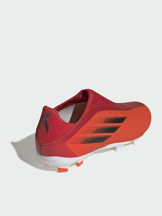 X Speedflow.3 FG Kids Soccer Cleats with Molded Outsole Red / Core Black / Solar Red