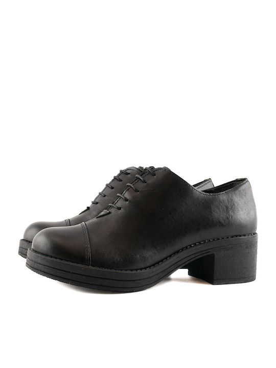 103 BENEFEET Oxford negru pentru femei