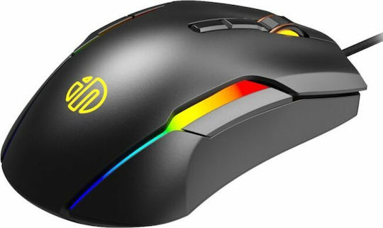 Inphic PG7 RGB Gaming Ποντίκι 10000 DPI Μαύρο