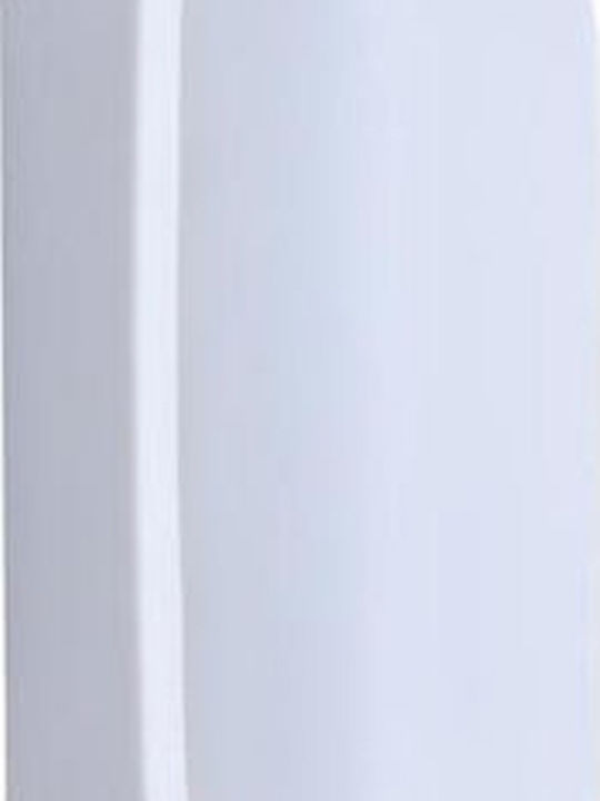 Eurolamp Στεγανή Επιτοίχια Πλαφονιέρα Εξωτερικού Χώρου με Ενσωματωμένο LED σε Λευκό Χρώμα
