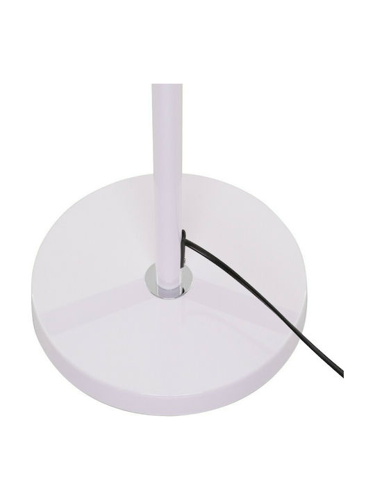 GloboStar Ashley Floor Lamp H145xW40cm. with Socket for Bulb E27 White