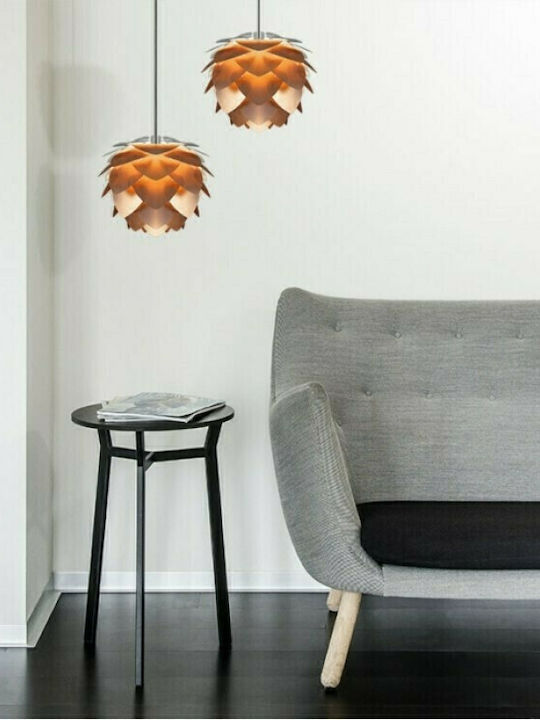 Umage Silvia Mini Round Lamp Shade Rose Gold with Diameter 32cm
