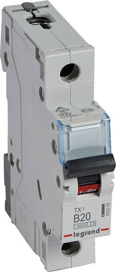 Legrand Αυτόματη Ασφάλεια 20A Μονοπολική AC 403358