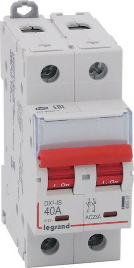 Legrand 2-Poles General Use Panel Push Button Switch 400V 40A