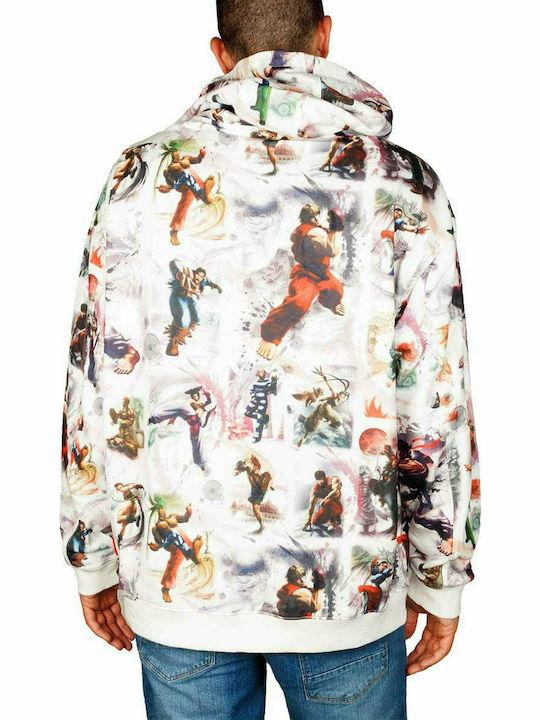 Sprayground Street Fighter Michelangelo Hanorac pentru bărbați cu glugă Multicolor