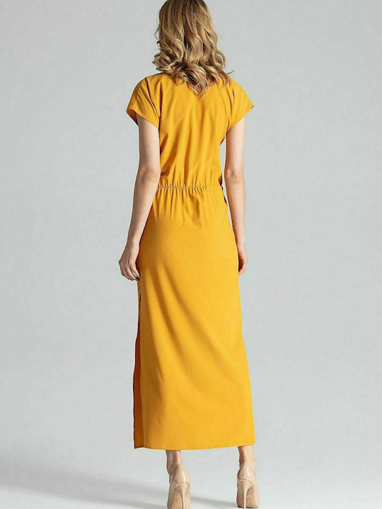 Figl M668 Summer Maxi Dress Yellow 132465