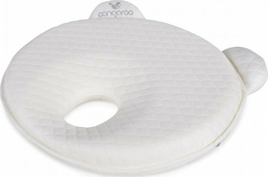Cangaroo Βρεφικό Μαξιλάρι Πλαγιοκεφαλίας Memory Foam Pooh Λευκό 56x52εκ.