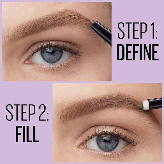 Maybelline Express Brow Satin Duo Молив за Вежди Black Brown