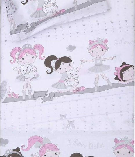 Viopros Рина Бебешка кувертюра Памук Бял 120x160см Viopros Рина Бебешка кувертюра Памук Бял 120x160см