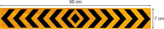 3M Adhesive Reflective Tape Multicolour W7cm x L0.5m