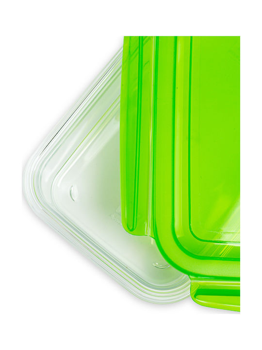 Hega Hogar Cutie pentru Mâncare Plastic Verde 1200ml 1buc