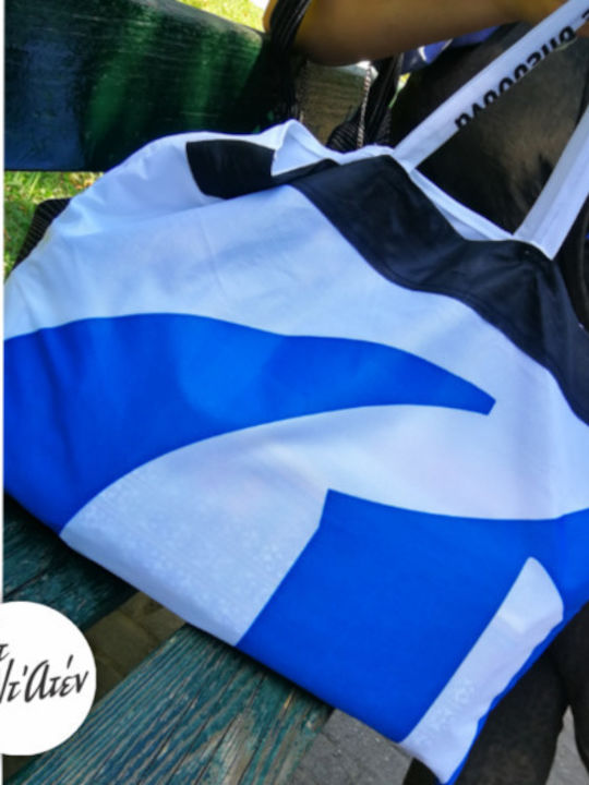 XL ZERO WASTE 40X50 geantă cu steag de plajă, geantă de cumpărături, tote, reciclat.