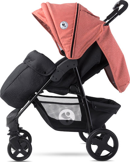 Lorelli Daisy Verstellbar 2 in 1 Baby Kinderwagen Geeignet für Neugeborene Black & Ginger Orange 8.75kg