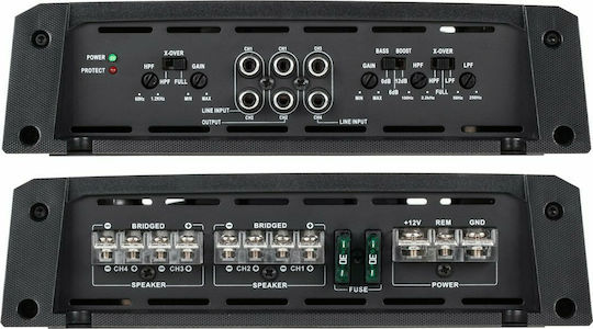 Peiying DM-0026 Amplificator Auto 4 Canale