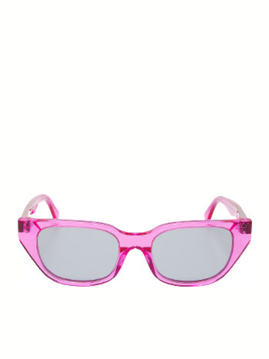 Retrosuperfuture Cento Women's Sunglasses with Strapazzo Plastic Frame and Gray Lens