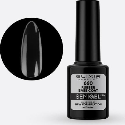Elixir 660 Base Coat για Ημιμόνιμα Βερνίκια Rubber 5ml