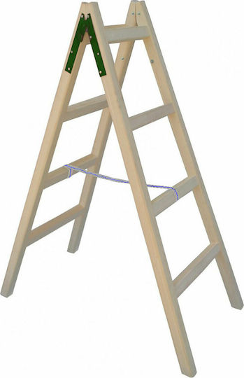 Ladder Wooden with 2x4 Steps 150cm