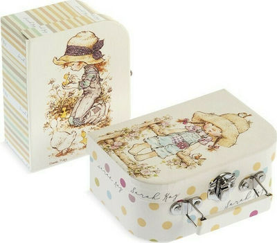 Christening Favor in Small Suitcase Sarah Key 7pcs