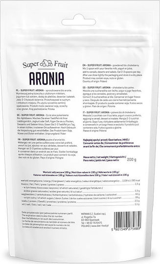 Diet-Food Organic Product Aronia Powder 200gr