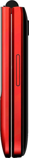 Aiwa FP-24 Dual SIM Κινητό με Κουμπιά Red