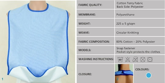 Caretex Хранителна престилка Синьо G885