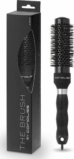 Corioliss The Brush Hair Straightening Brush 33mm Black