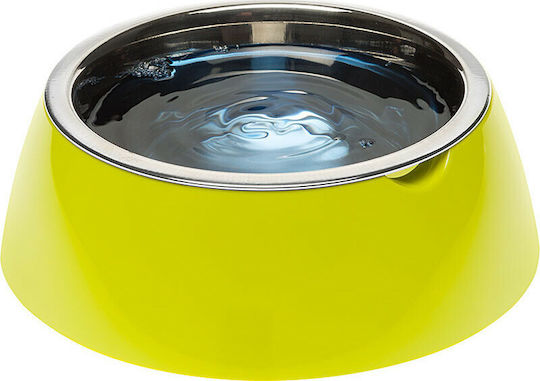 Ferplast Jolie Stainless Steel Bowl Food & Water for Dog & Cat 1.2lt 23.3cm in Green Color