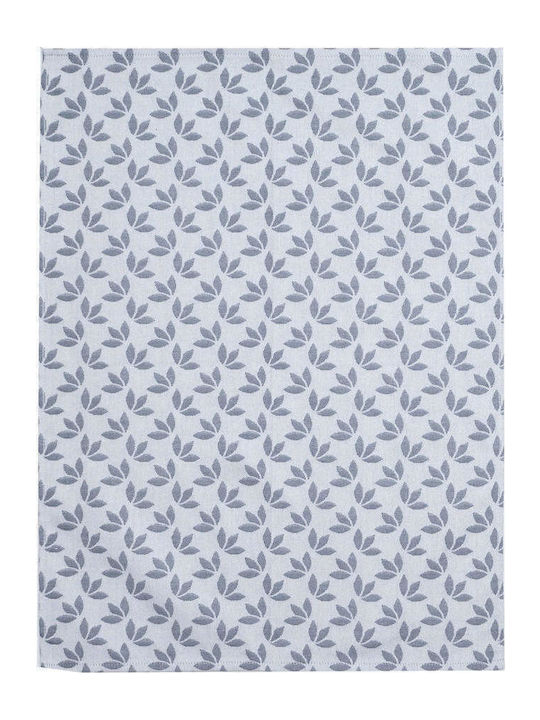 Viopros Kitchen Towels from 100 Percent Cotton in Gray Color 50x70cm 2 Pieces