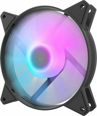 Darkflash C6 RGB Case Fan 120mm με Σύνδεση 4-Pin Molex 3τμχ