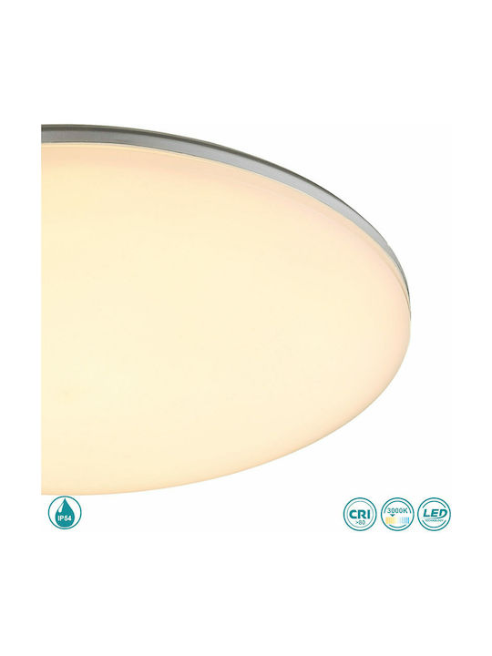 Globo Lighting Dori Plafonieră de Exterior cu LED Integrat în Culoare Alb 32118-24