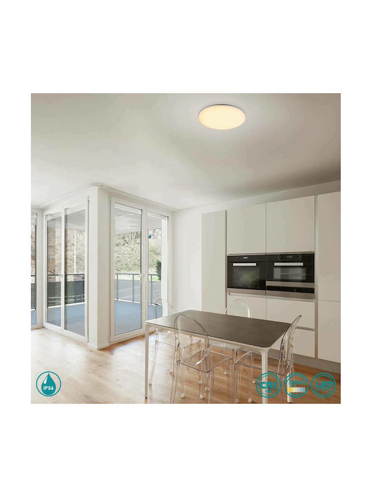 Globo Lighting Dori Plafonieră de Exterior cu LED Integrat în Culoare Alb 32118-24