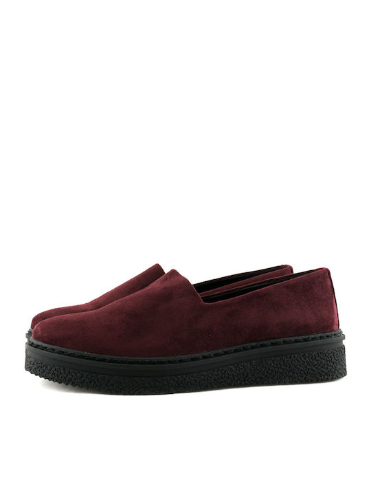 18011-17 LACOQUETTE Mocasini pentru femei - Slip On Bordeaux