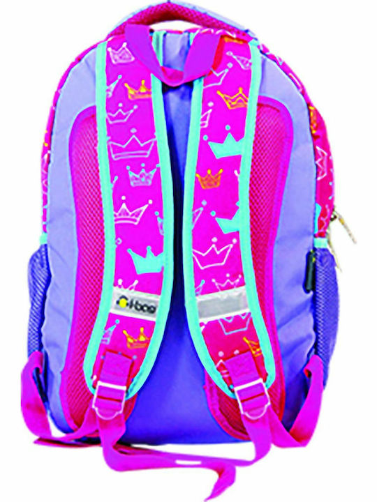 Creative Concepts Anatomisch Rosa mit Kronen Schulranzen Rucksack Grundschule, Grundschule in Rosa Farbe